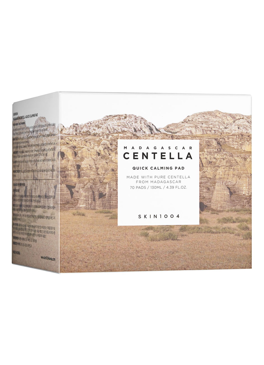 Skin1004  Madagascar Centella Quick Calming Pad - toner pad 70 stuks - voorkant 2 undefined