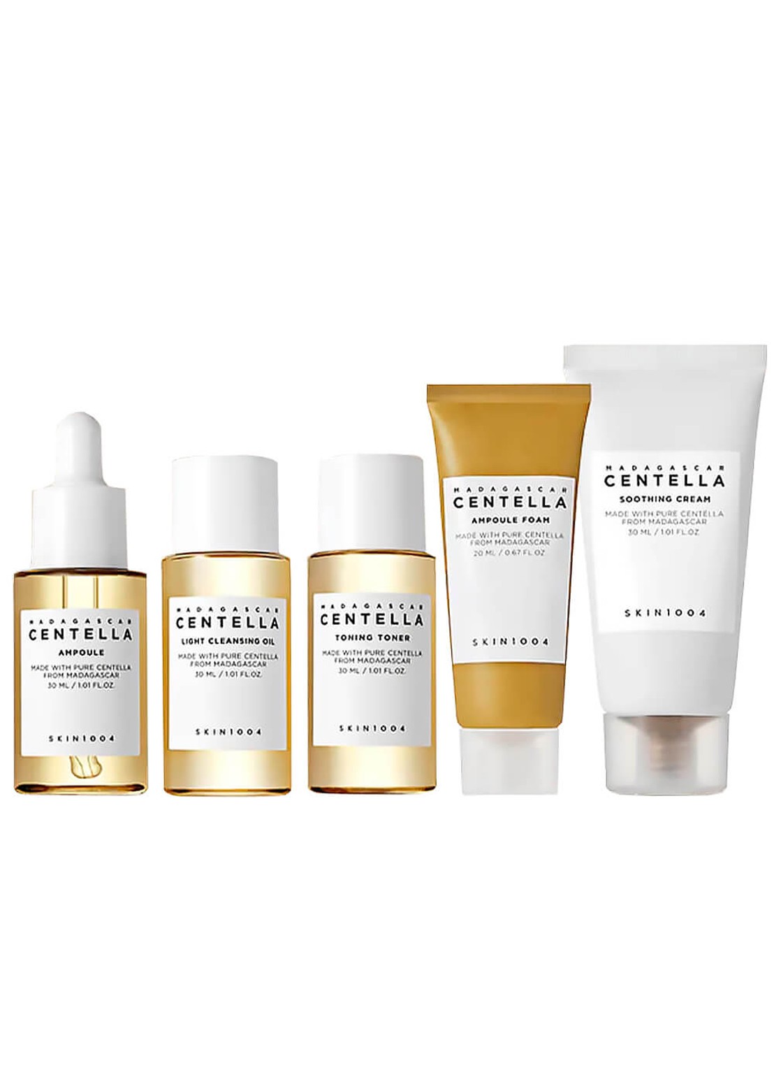 Skin1004  Madagascar Centella Travel Kit - travel size verzorgingsset - voorkant undefined
