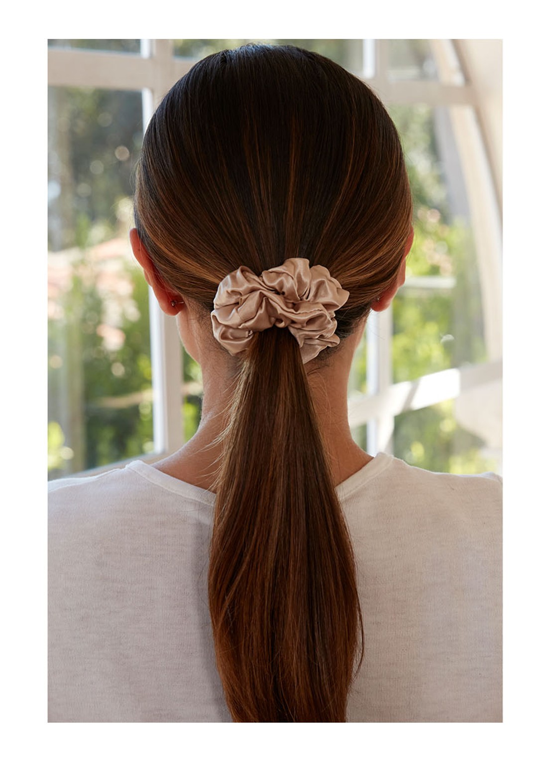 slip Silk Scrunchies large haarelastiek van zijde set van 3 - detail 2 undefined