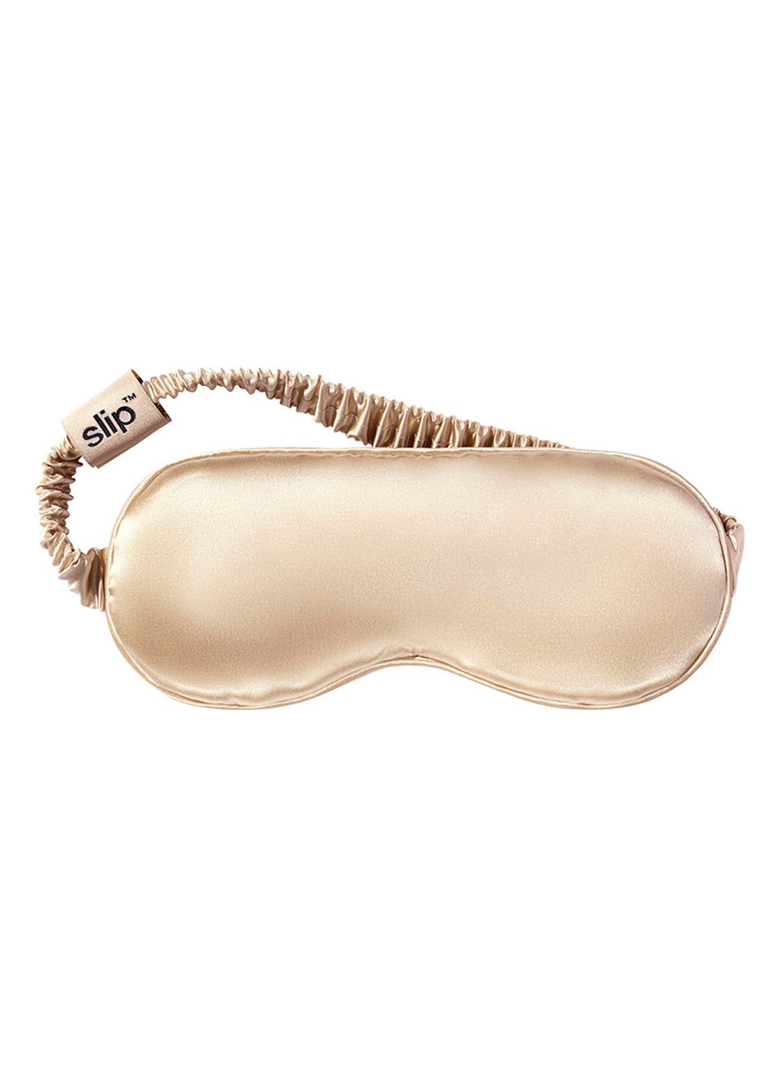 slip Silk Sleep Mask - slaapmasker van zijde - voorkant beige