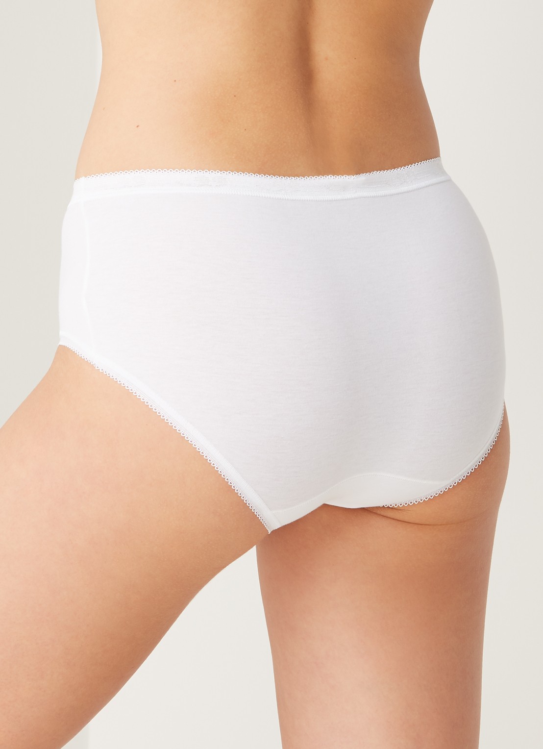 Sloggi Basic Midi slip - achterkant 2 wit