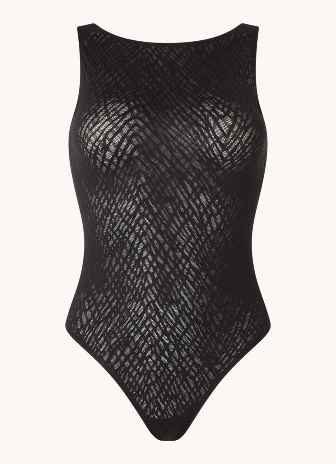 Sloggi Bliss naadloze body  - voorkant zwart