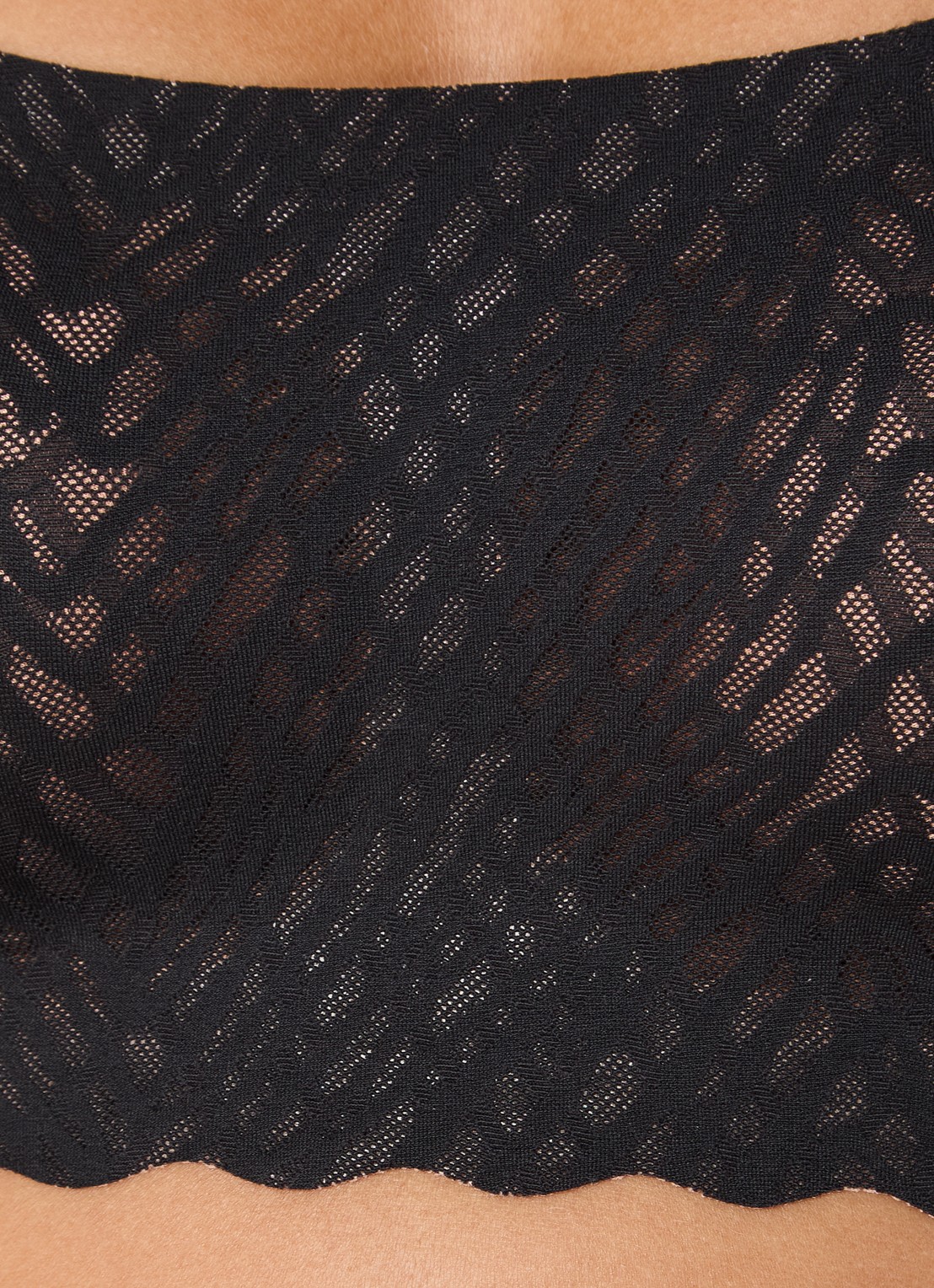 Sloggi Bliss naadloze bralette met uitneembare vulling - detail 2 zwart