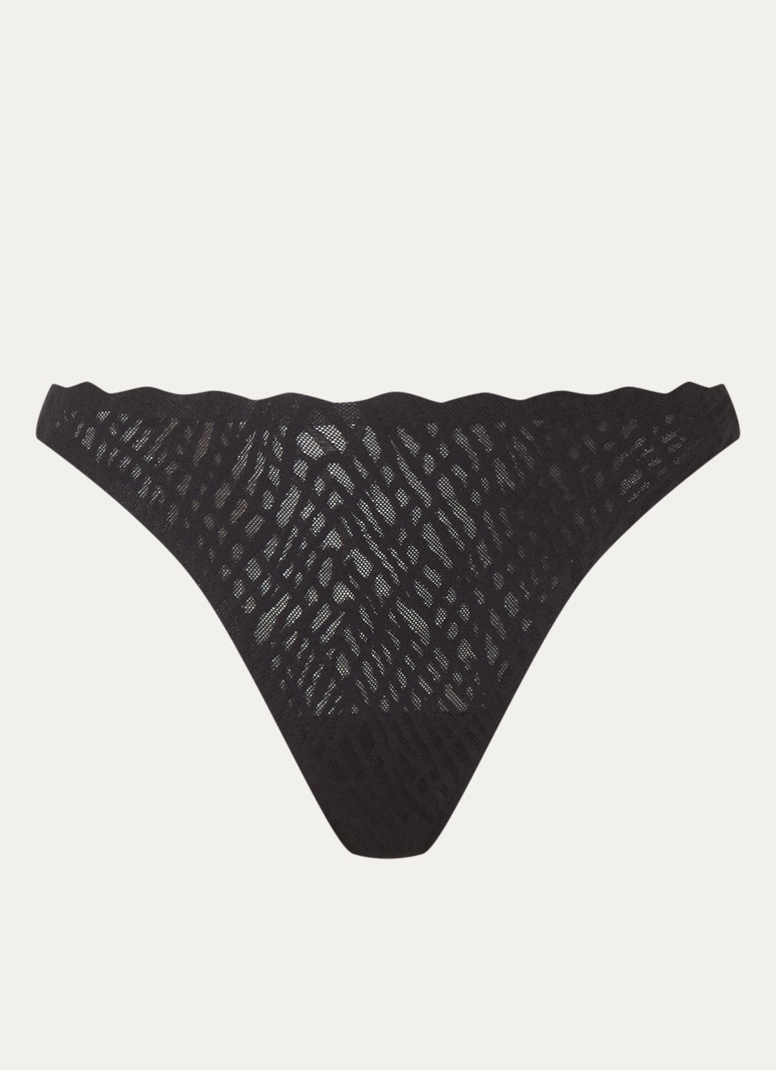Sloggi Bliss naadloze string - voorkant zwart