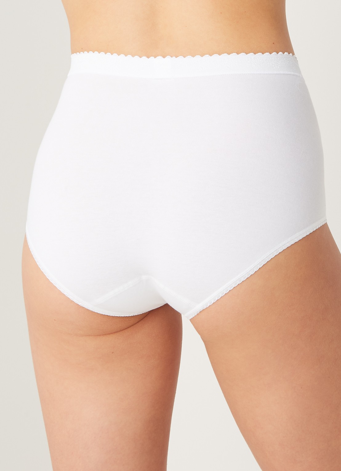 Sloggi Control maxi tailleslip - achterkant wit