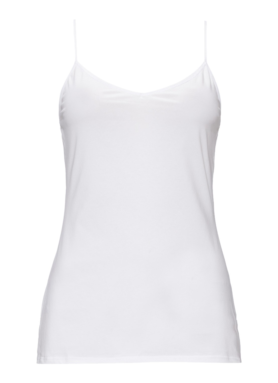Sloggi EverNew singlet met spaghettibandjes - voorkant 3 wit