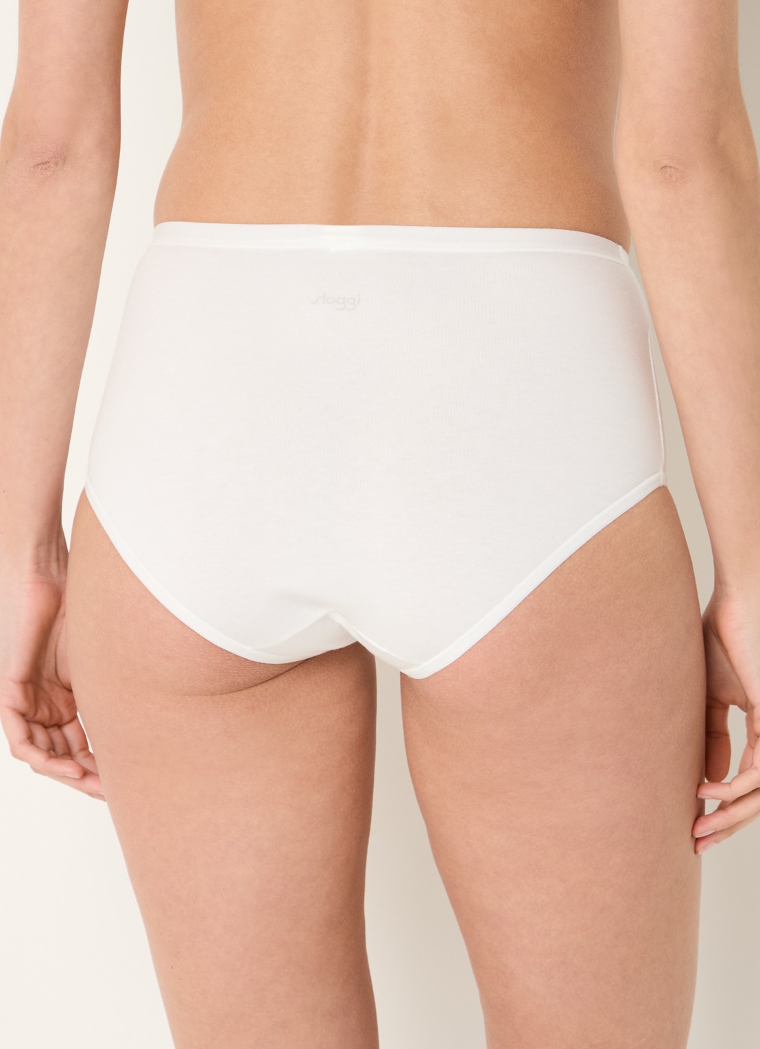 Sloggi Go Daily high waisted slip in 3-pack - achterkant 6 wit