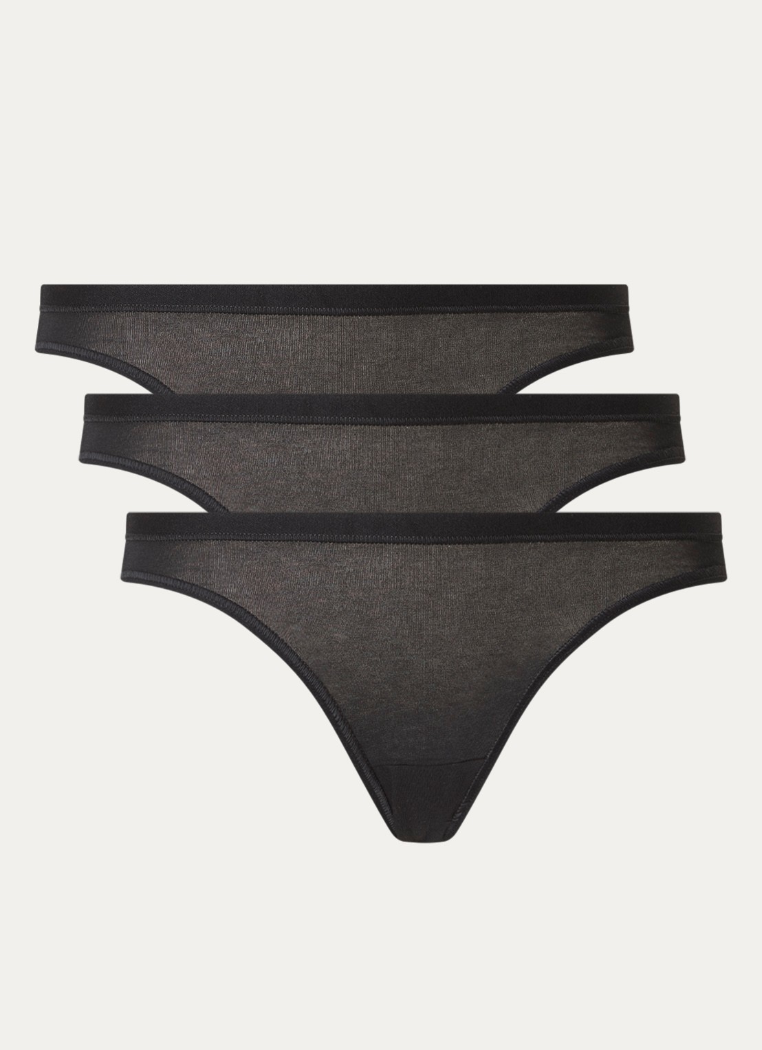 Sloggi Go Daily slip in 3-pack - voorkant 4 zwart