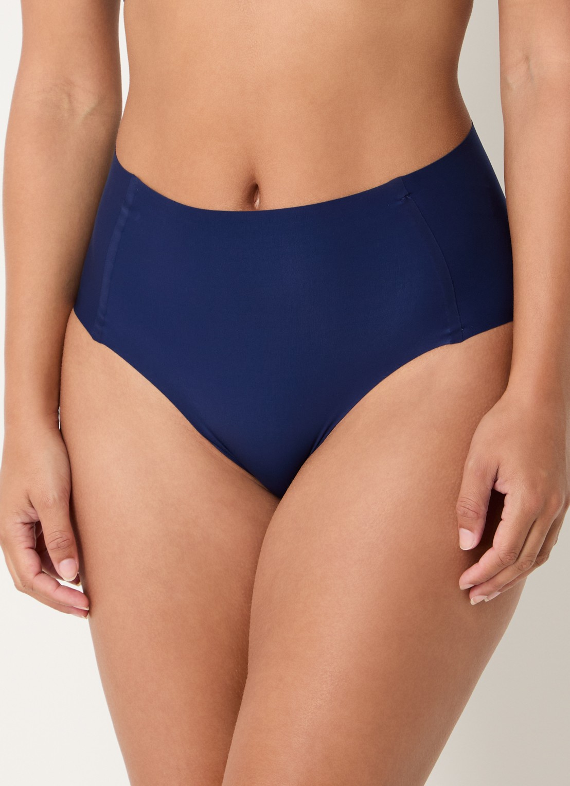 Sloggi High waisted naadloze slip - detail 4 donkerblauw