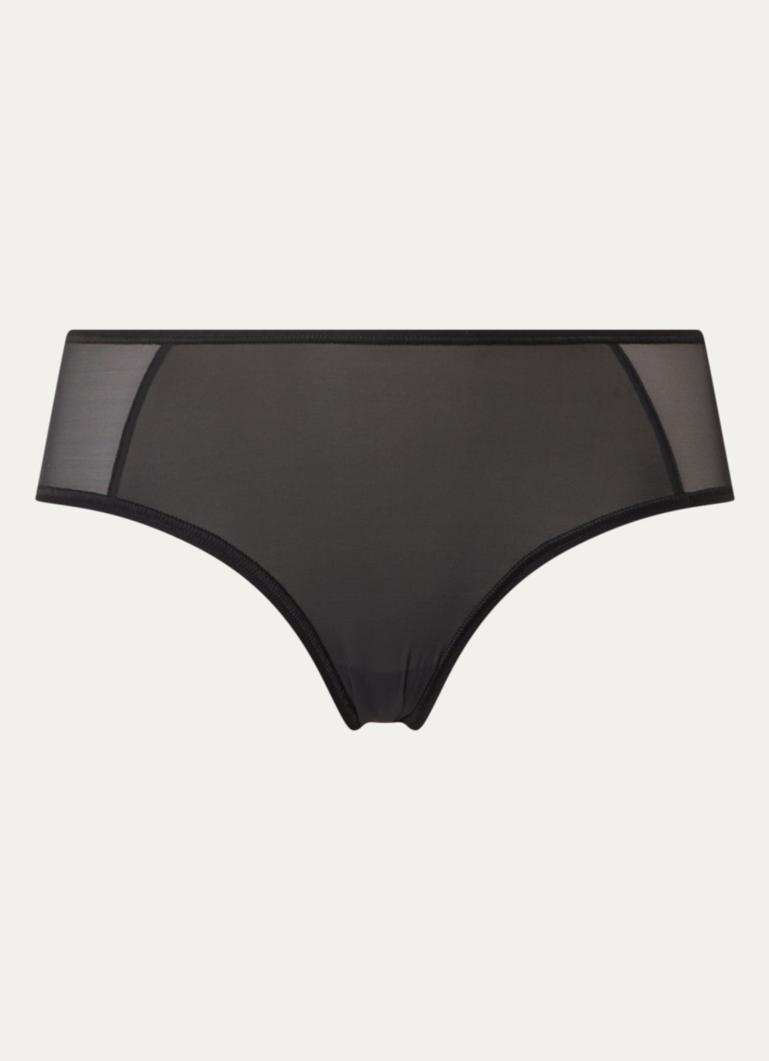 Sloggi Soft ADAPT hipster met mesh - voorkant zwart