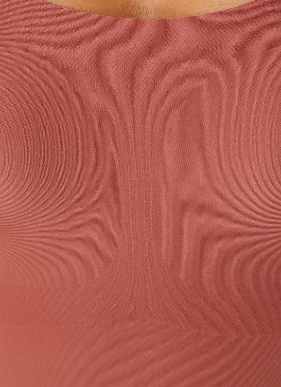 Sloggi Zero Feel 2.0 naadloze body met uitneembare vulling - detail 3 roodbruin