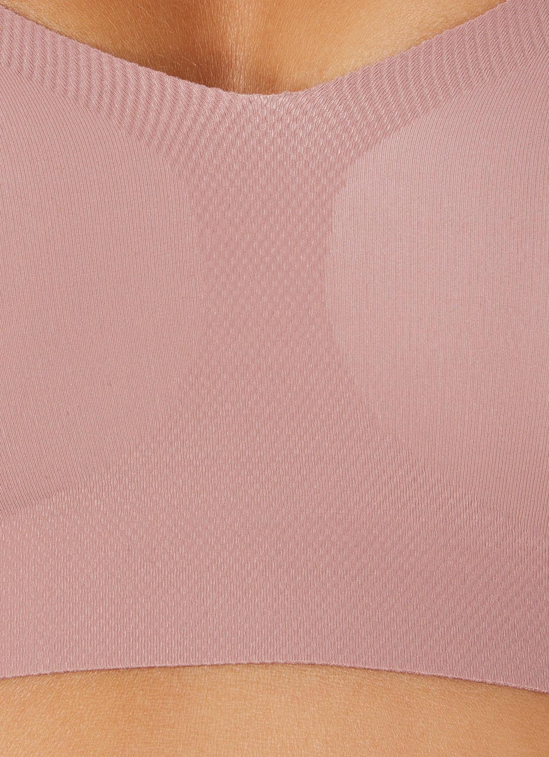 Sloggi Zero Feel 2.0 naadloze bralette met uitneembare vulling - detail 2 oudroze
