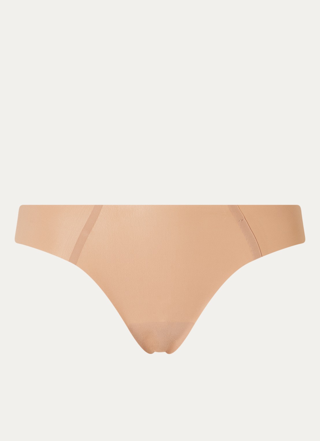 Sloggi Zero Feel 2.0 naadloze tanga - voorkant 2 lichtbruin