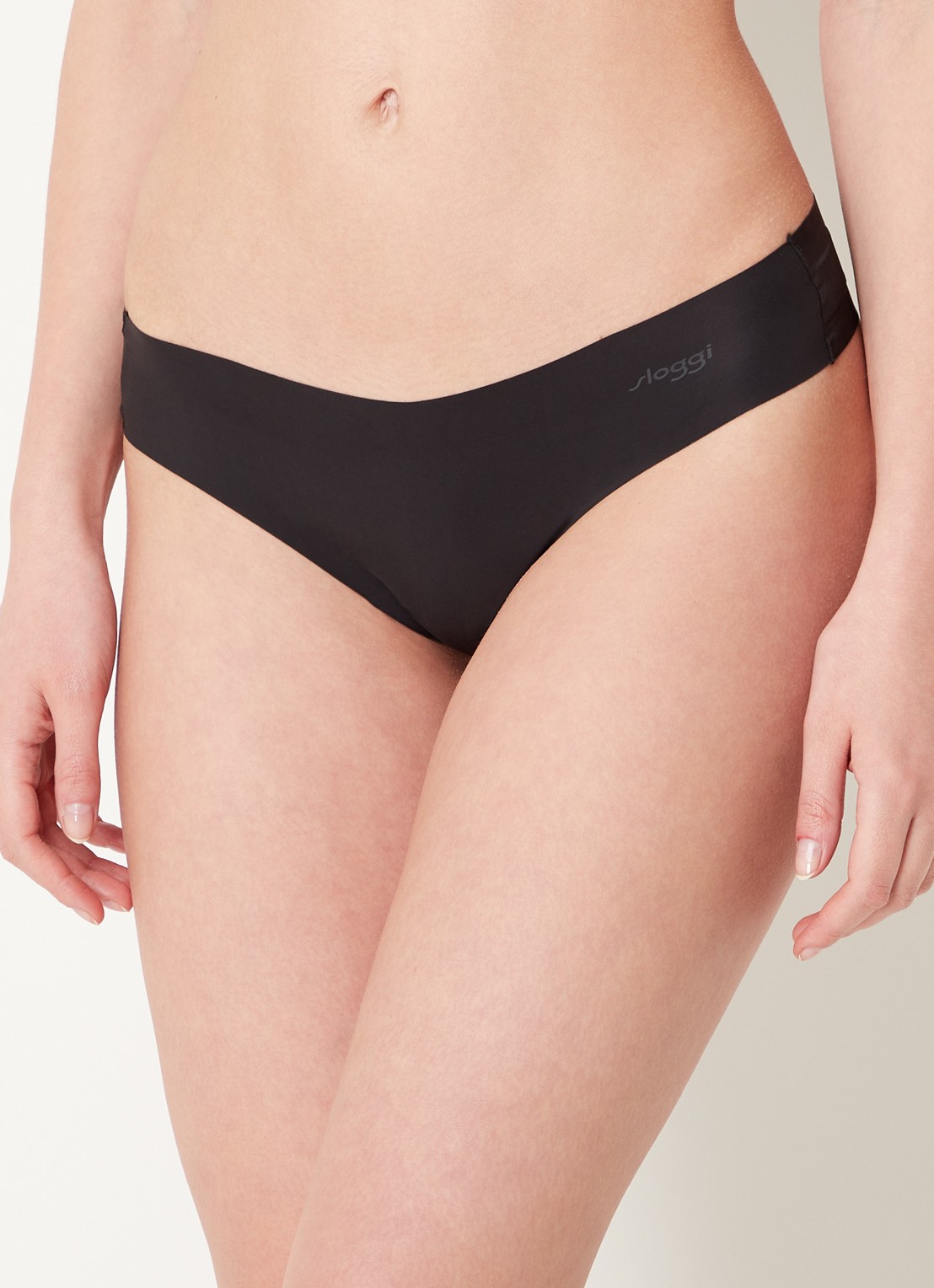 Sloggi ZERO Microfibre naadloze string - detail zwart