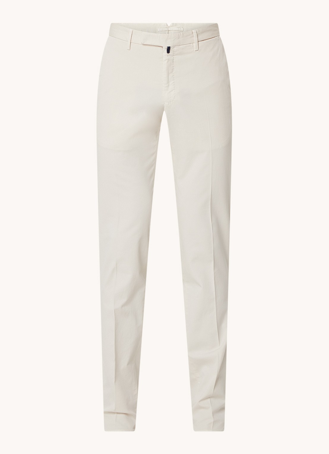 Slowear Royal Batavia slim fit chino met steekzakken - voorkant 3 grijs