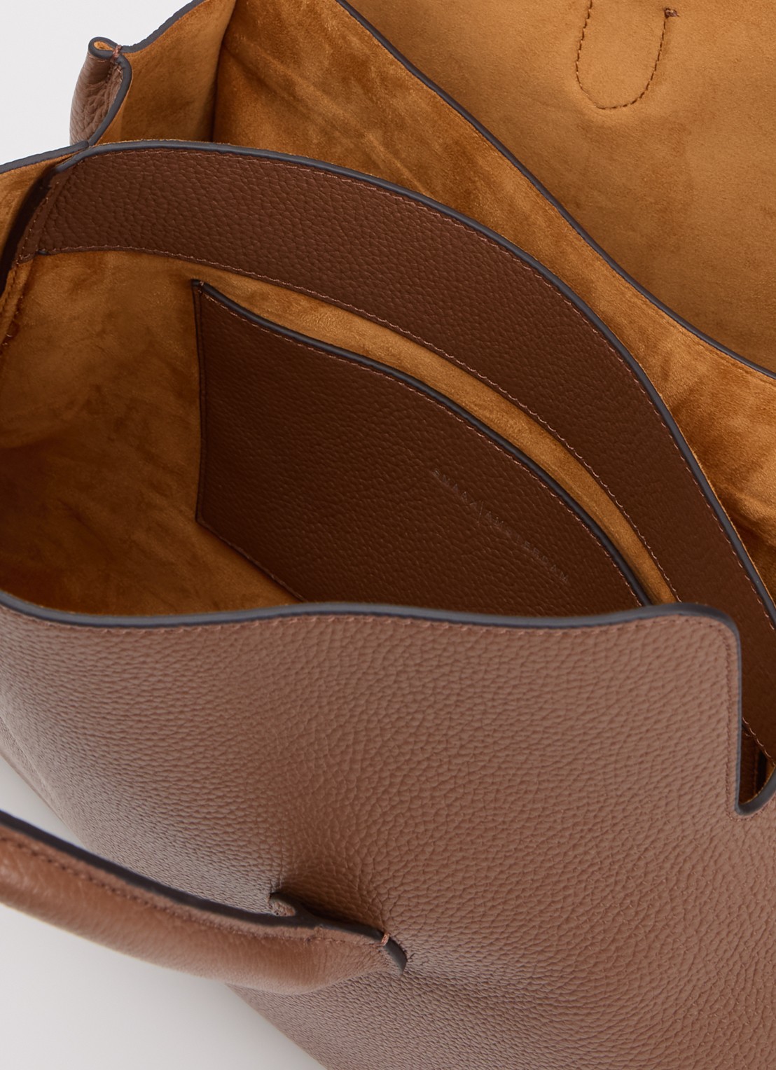 Smaak Bette handtas van leer met afneembare schouderriem - detail 3 bruin