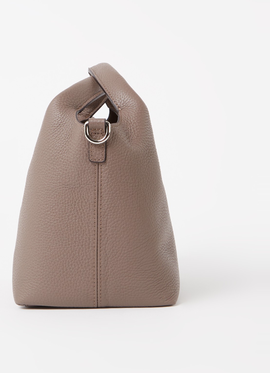 Smaak Daisy handtas van leer met uitneembaar etui - detail 2 taupe