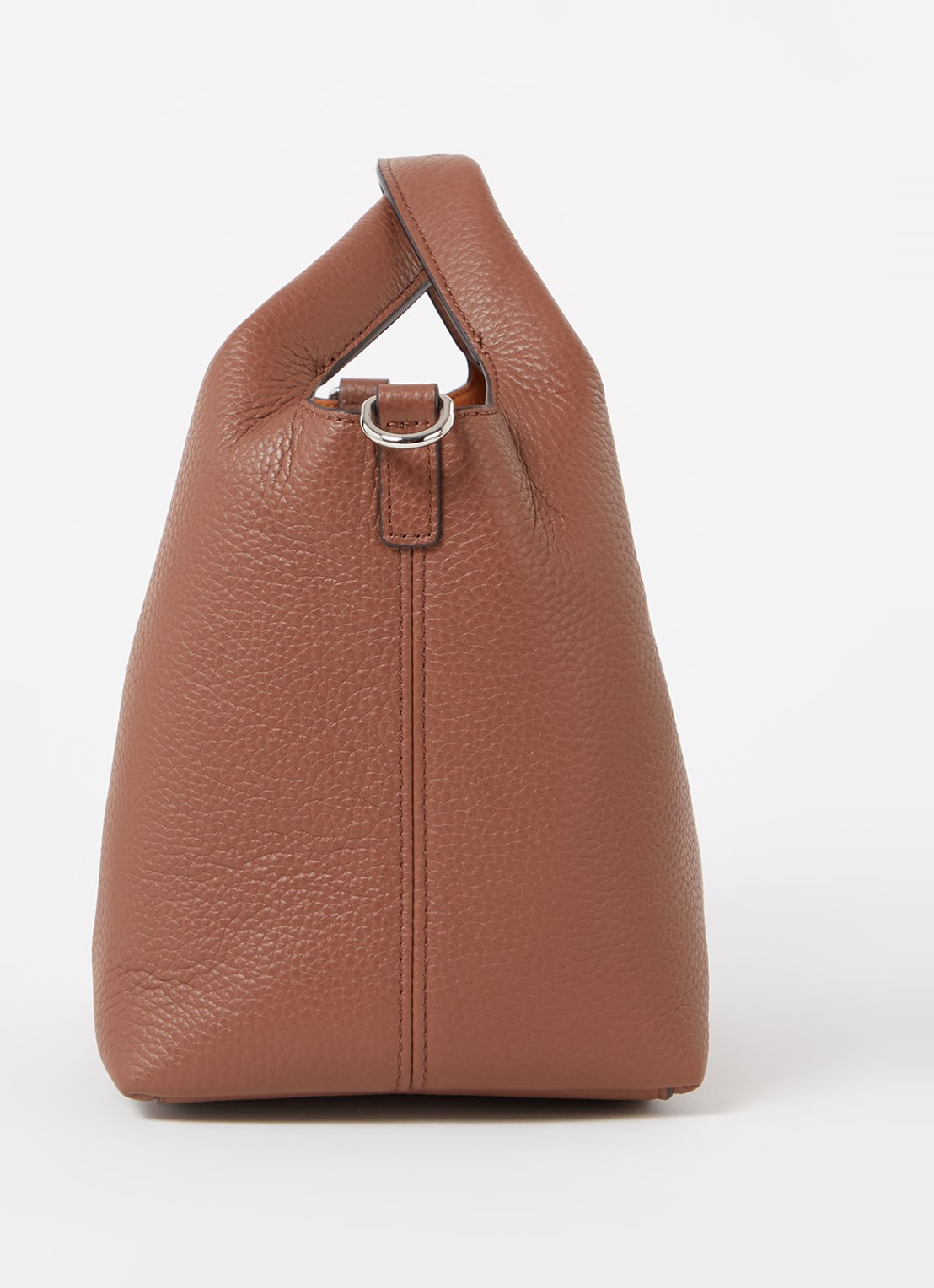 Smaak Daisy handtas van leer met uitneembaar etui - detail 4 hazelnootbruin