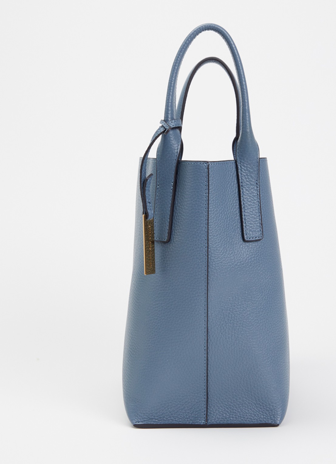 Smaak Scott crossbodytas van leer met uitneembaar etui - detail 4 staalblauw