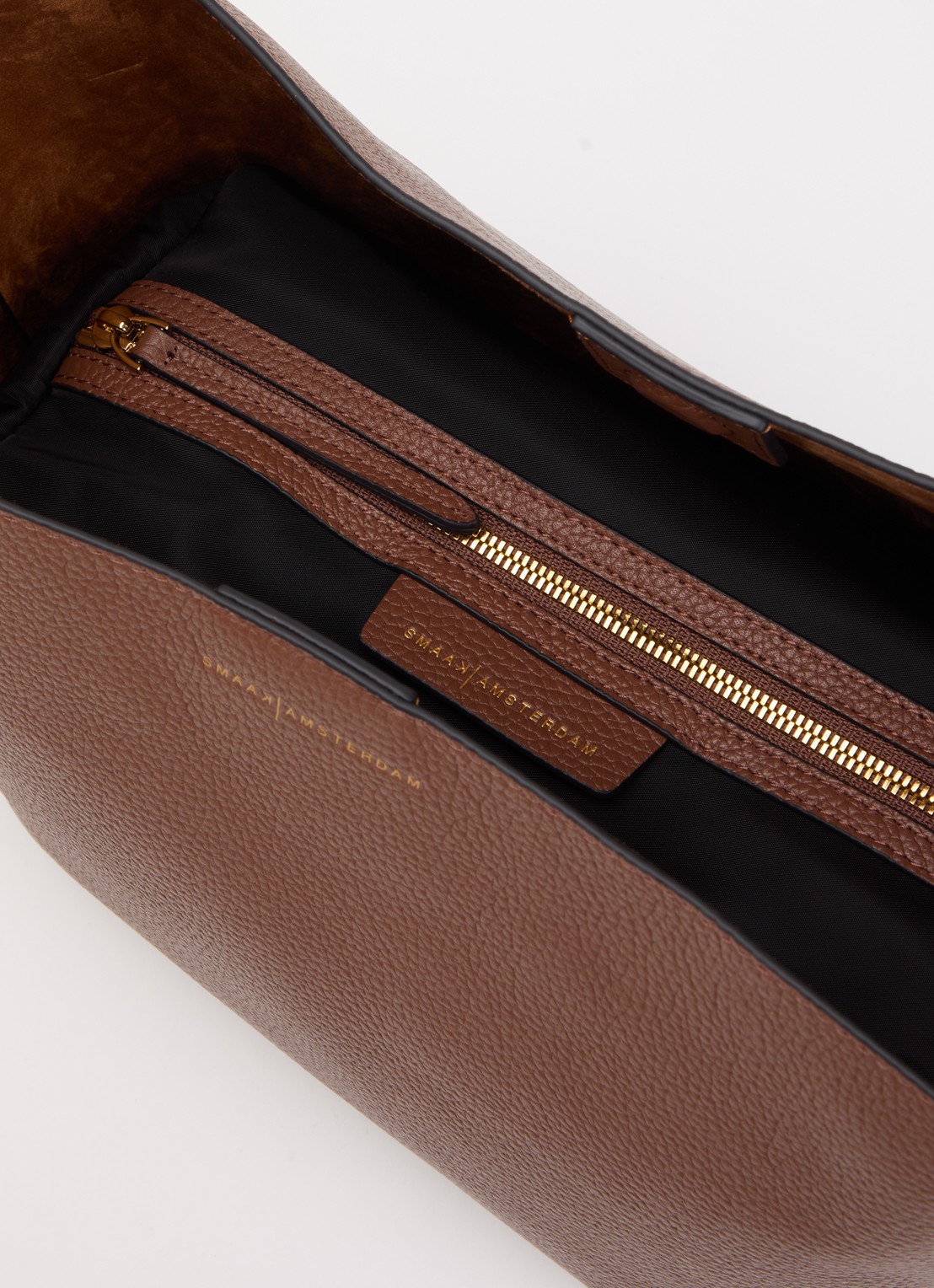 Smaak Scott crossbodytas van leer met uitneembaar etui - detail 2 hazelnootbruin
