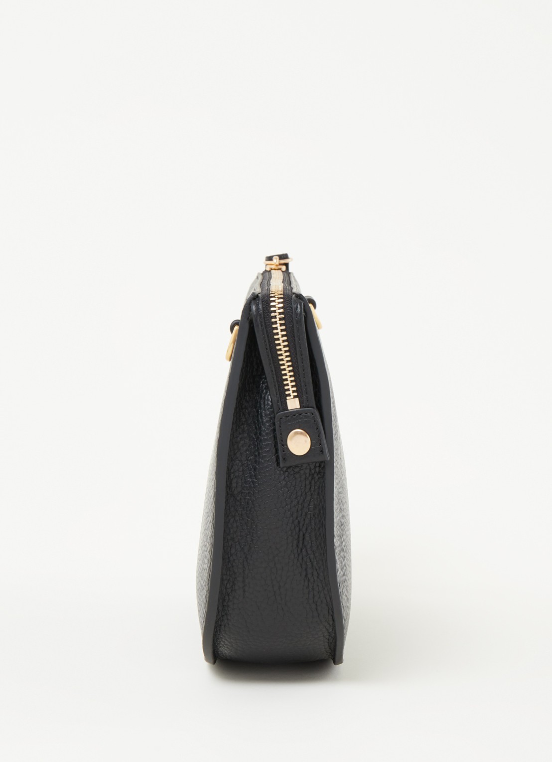 Smaak Silke crossbodytas van leer - detail 3 zwart