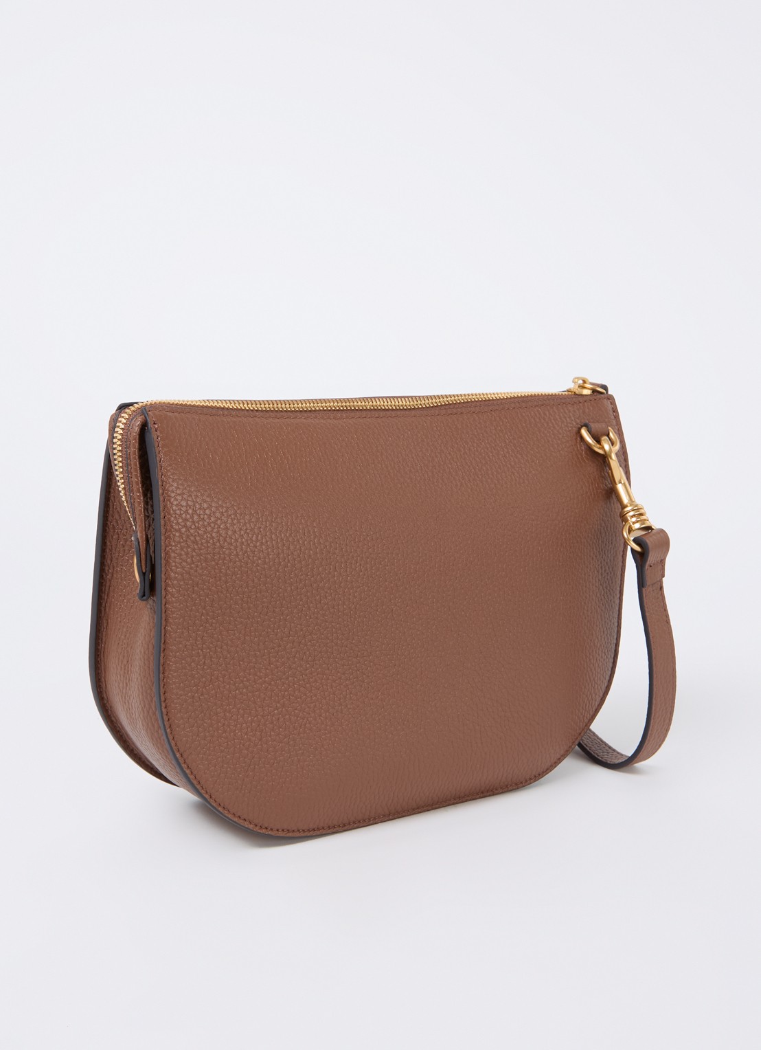 Smaak Silke crossbodytas van leer - achterkant 4 bruin