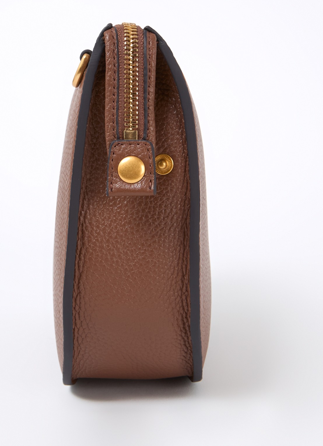 Smaak Silke crossbodytas van leer - detail 2 bruin