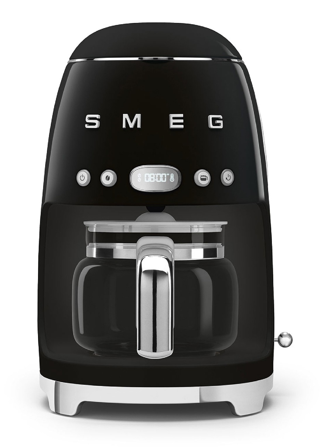 SMEG 50's Retro Style koffiezetapparaat DCF02BLEU - voorkant zwart