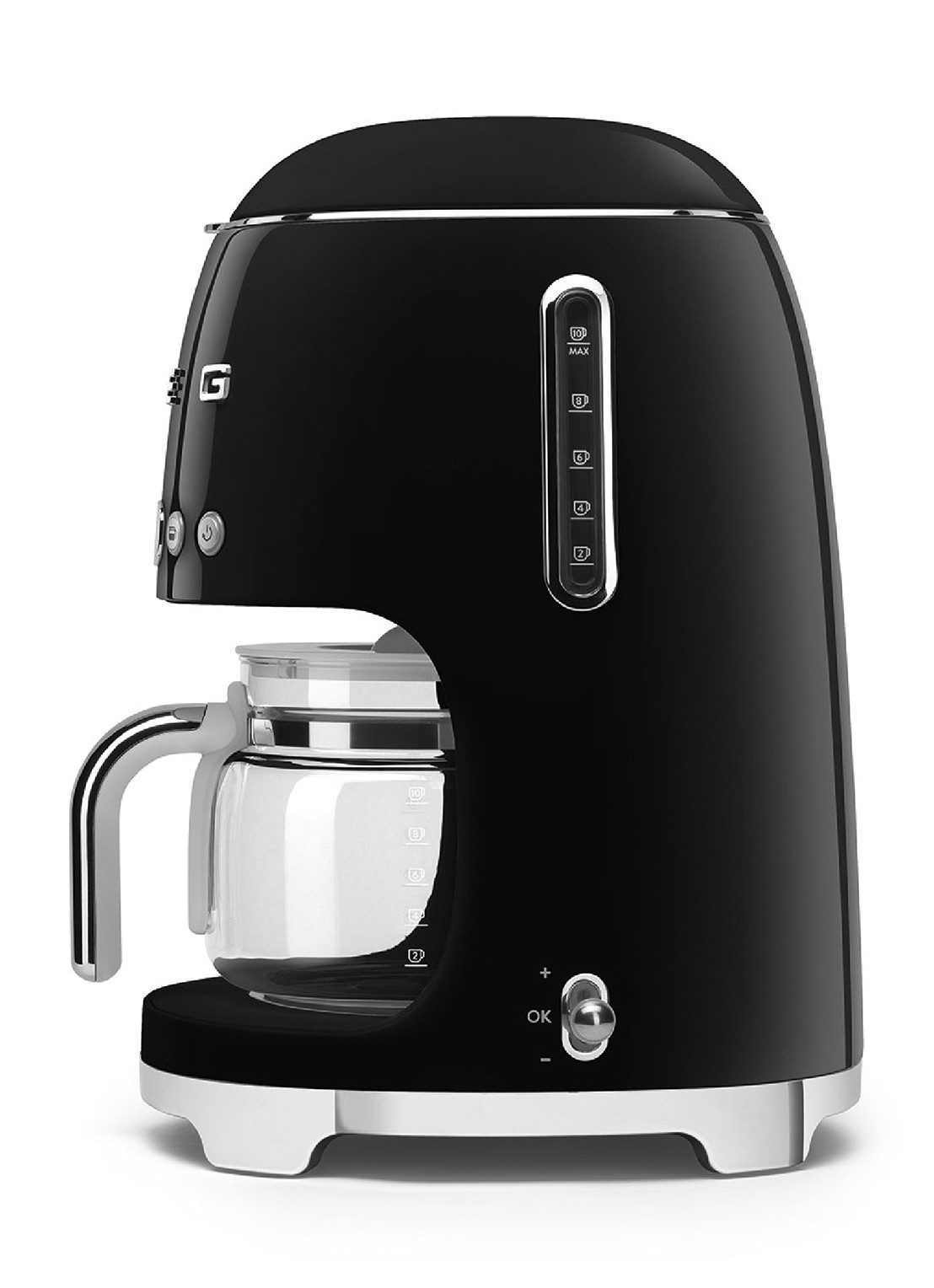 SMEG 50's Retro Style koffiezetapparaat DCF02BLEU - voorkant 2 zwart