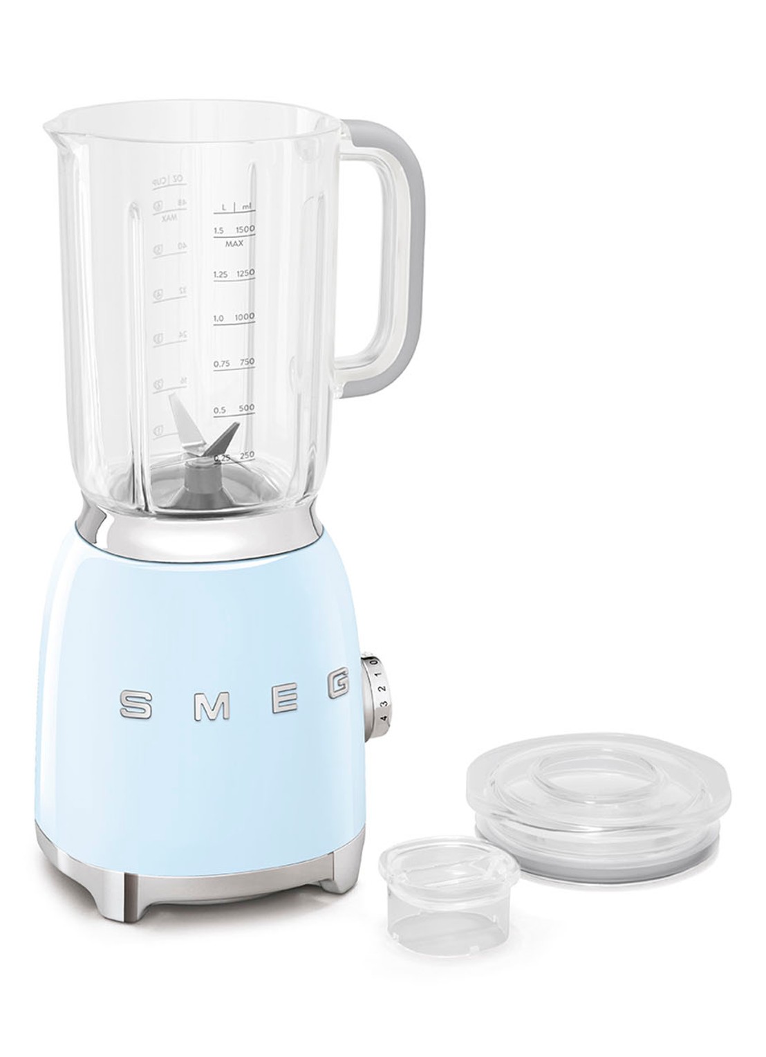SMEG 50's Style blender 1,5 liter BLF01PBEU  - detail 2 pastelblauw