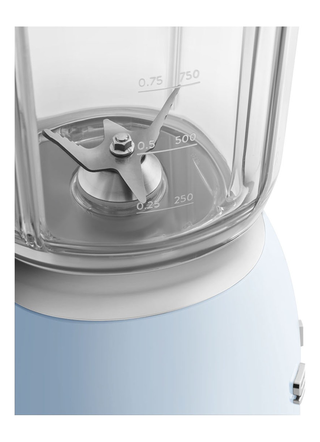 SMEG 50's Style Blender 1,5 liter BLF03PBEU - detail 2 pastelblauw