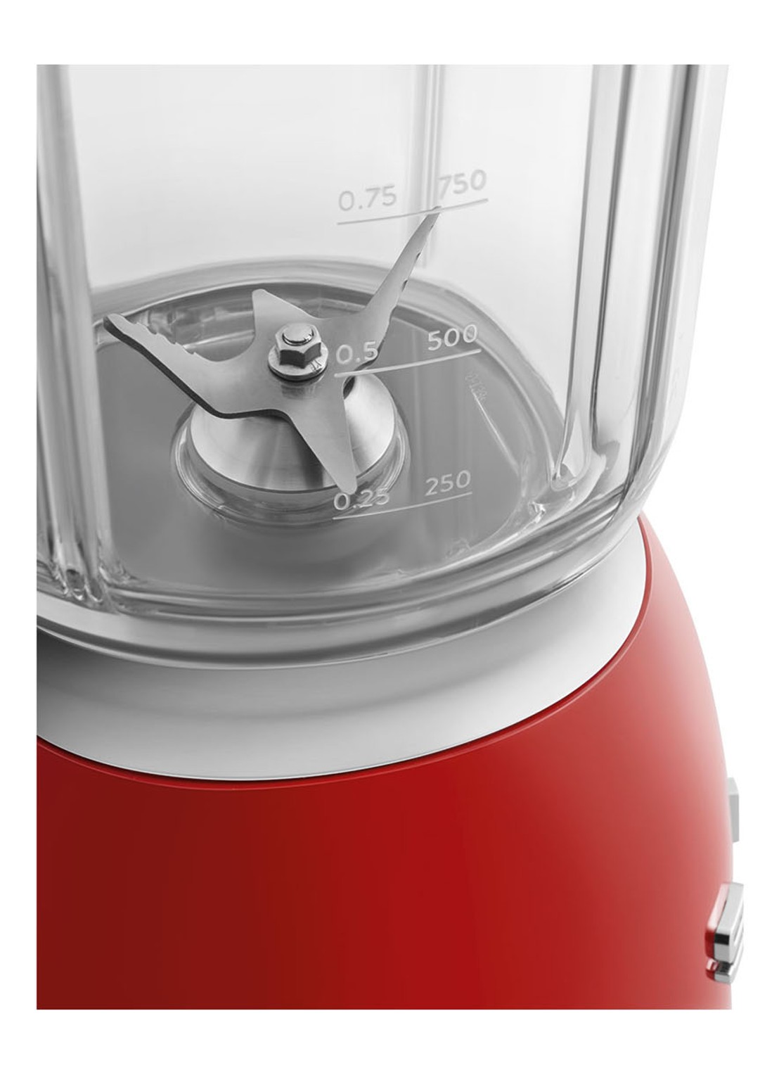 SMEG 50's Style Blender 1,5 liter BLF03RDEU - detail rood