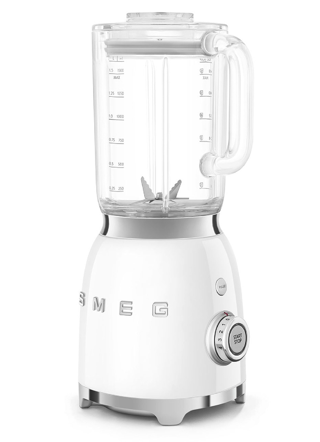 SMEG 50's Style Blender 1,5 liter BLF03WHEU - voorkant 2 wit
