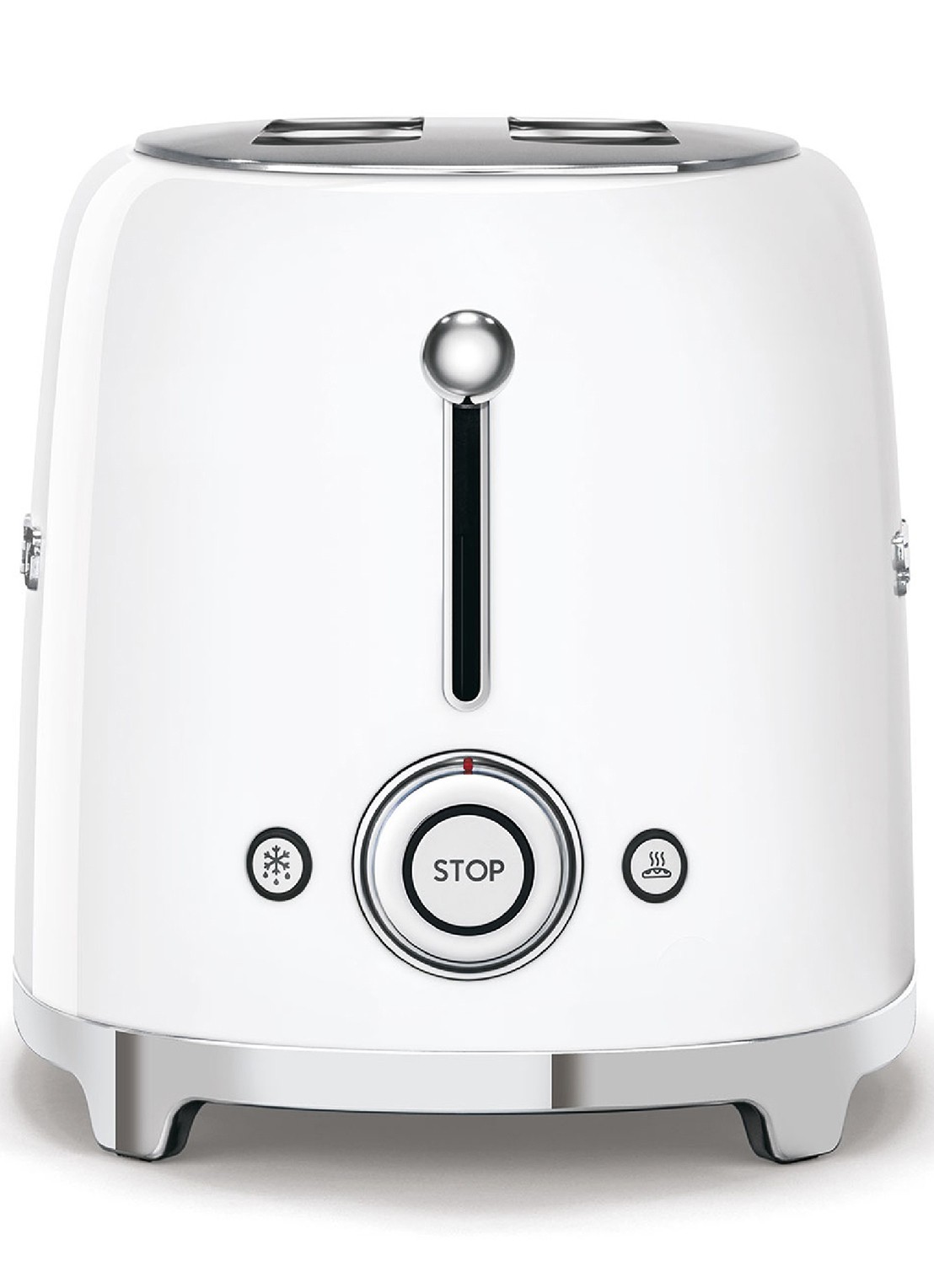 SMEG 50's Style broodrooster 2-slots extra lang TSF02WHEU  - achterkant 4 wit