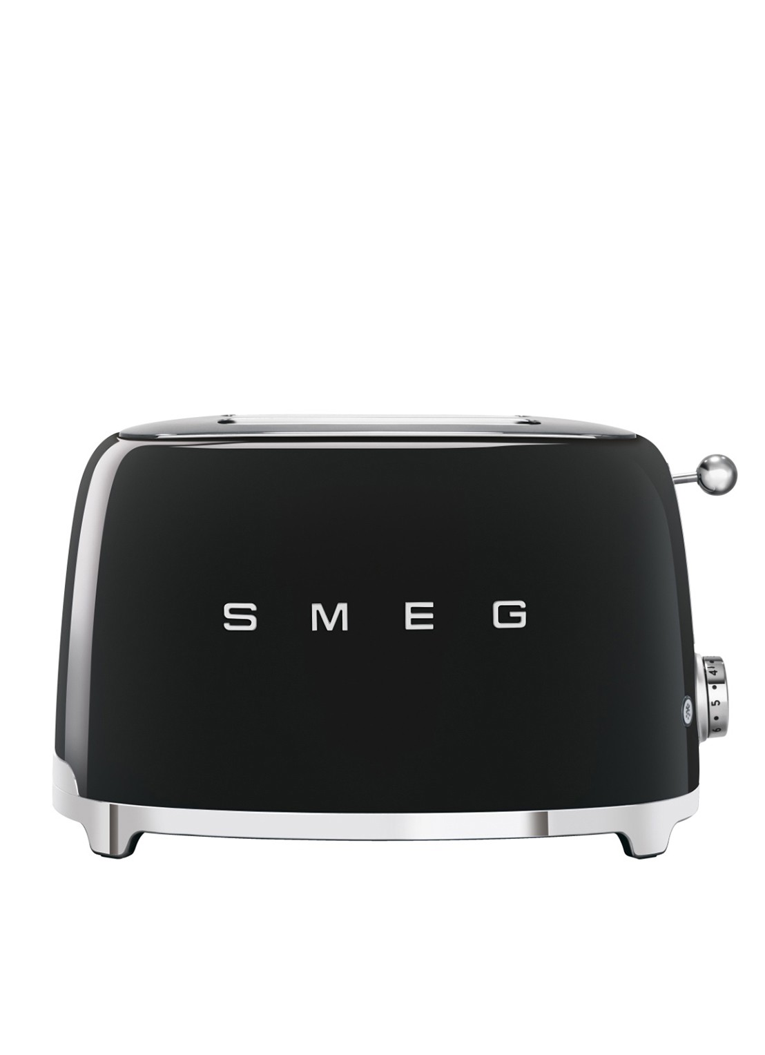 SMEG 50's Style broodrooster 2-slots TSF01BLEU - voorkant 2 zwart