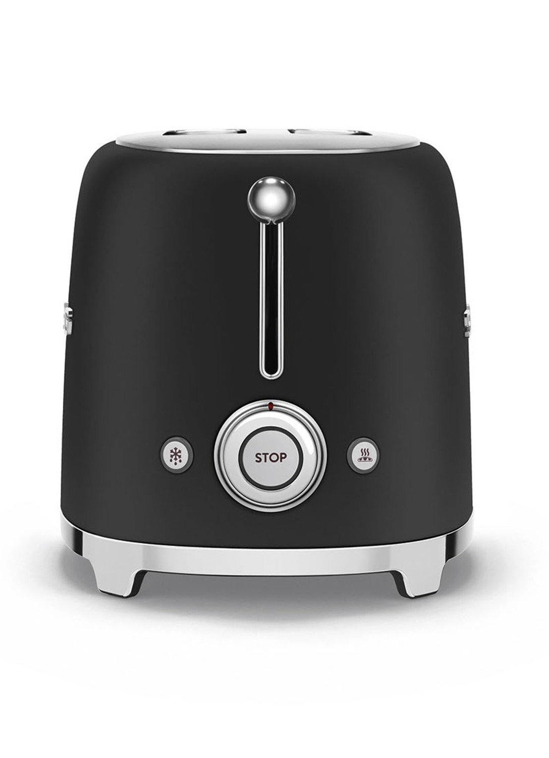 SMEG 50's Style broodrooster 2-slots TSF01BLMEU - detail 5 mat zwart