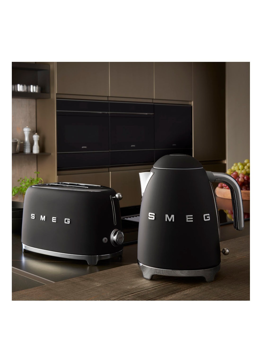 SMEG 50's Style broodrooster 2-slots TSF01BLMEU - detail 6 mat zwart