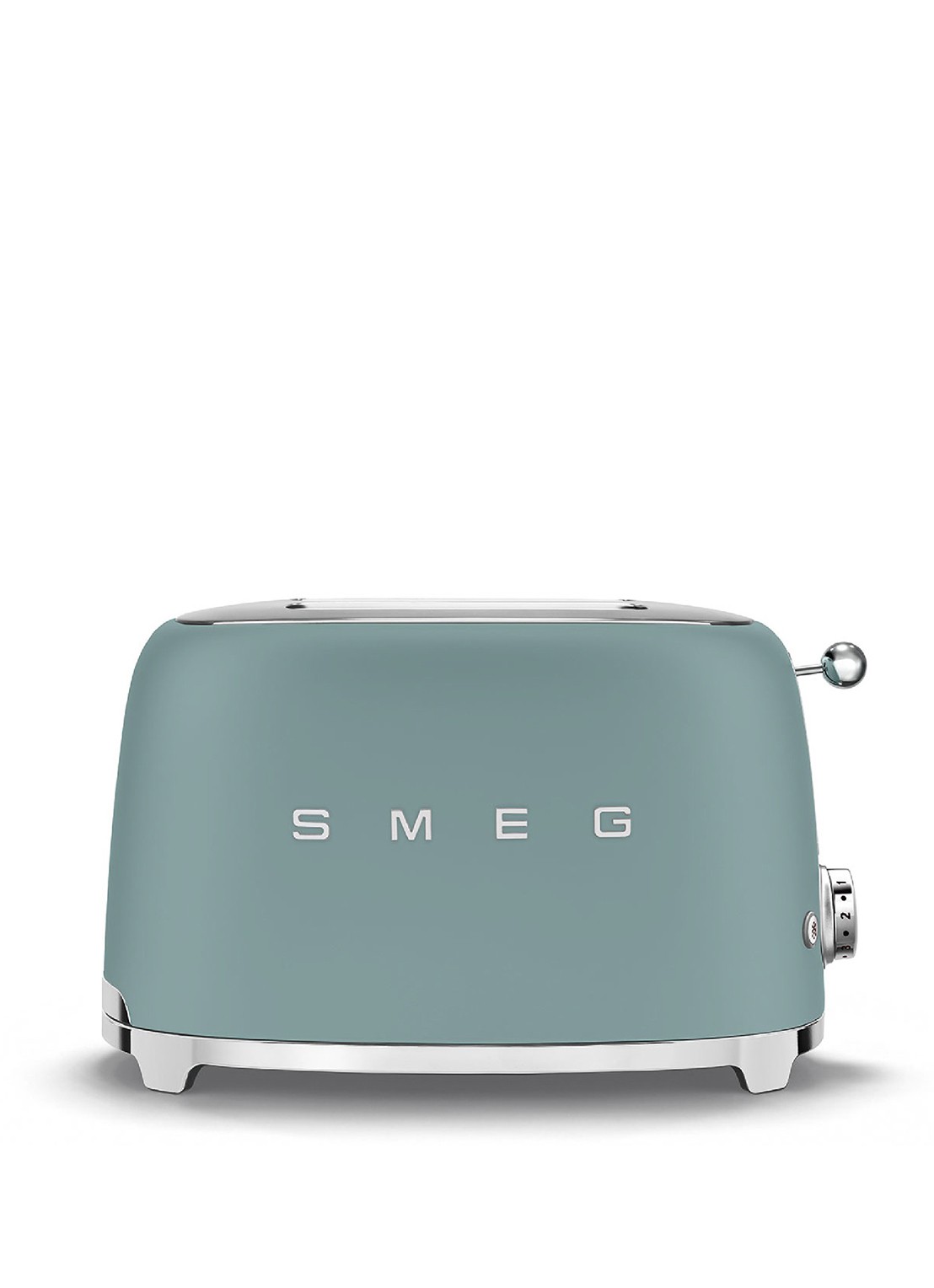 SMEG 50's Style broodrooster 2-slots TSF01EGMEU - voorkant emerald green