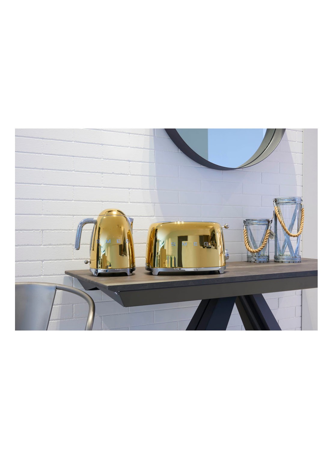 SMEG 50's Style broodrooster 2-slots TSF01GOEU - detail 2 goud