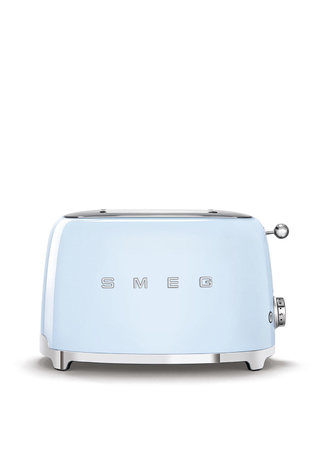 SMEG 50's Style broodrooster 2-slots TSF01PBEU - voorkant pastelblauw