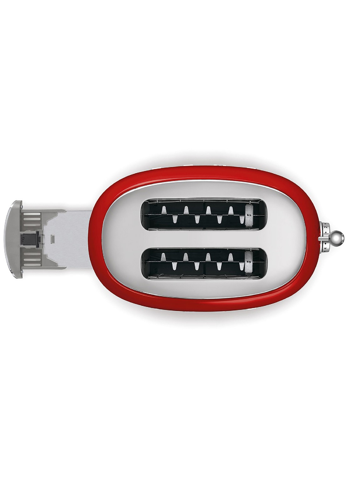 SMEG 50's Style broodrooster 2-slots TSF01RDEU - detail 2 rood