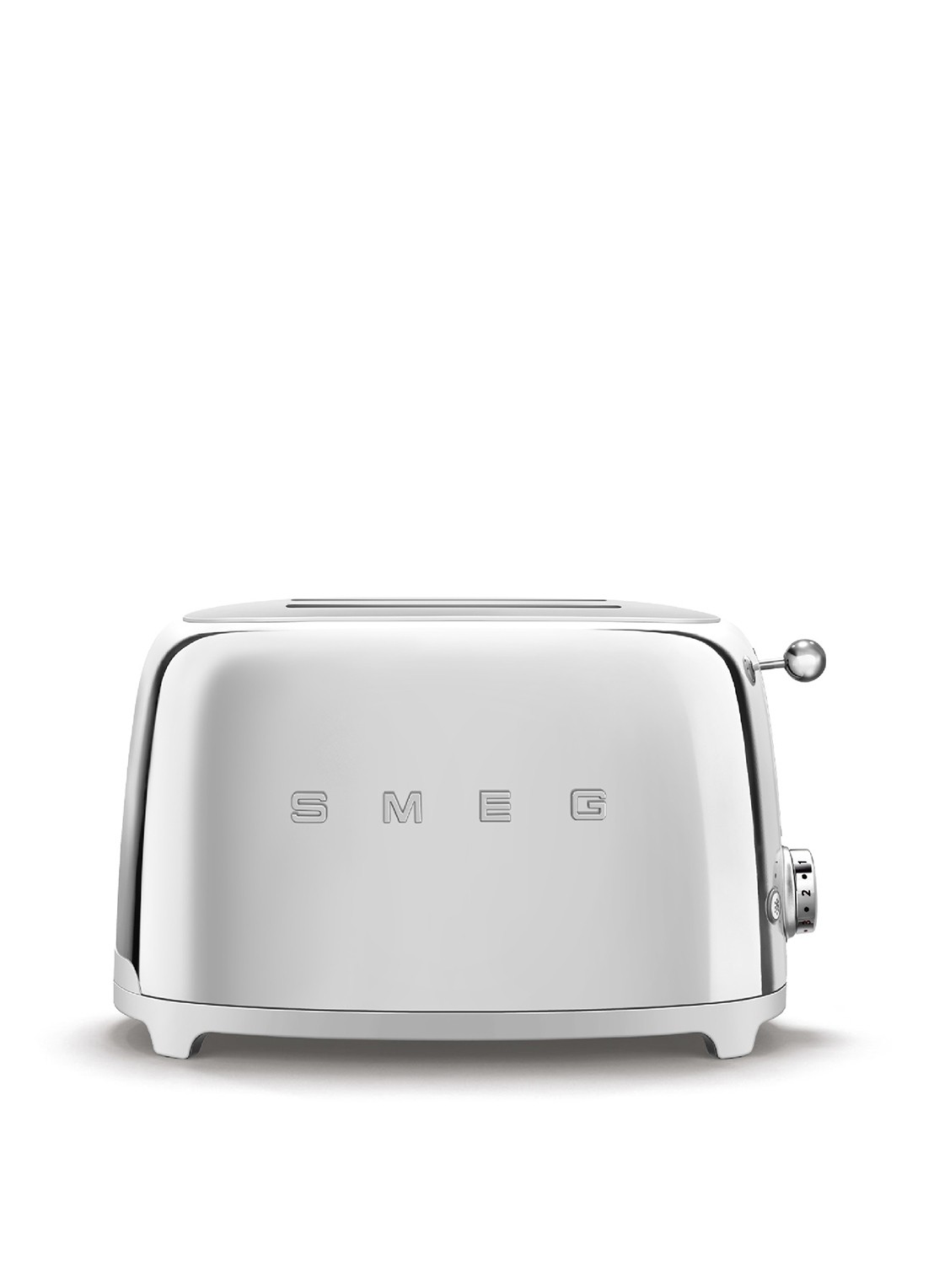 SMEG 50's Style broodrooster 2-slots TSF03CREU - voorkant 2 steel