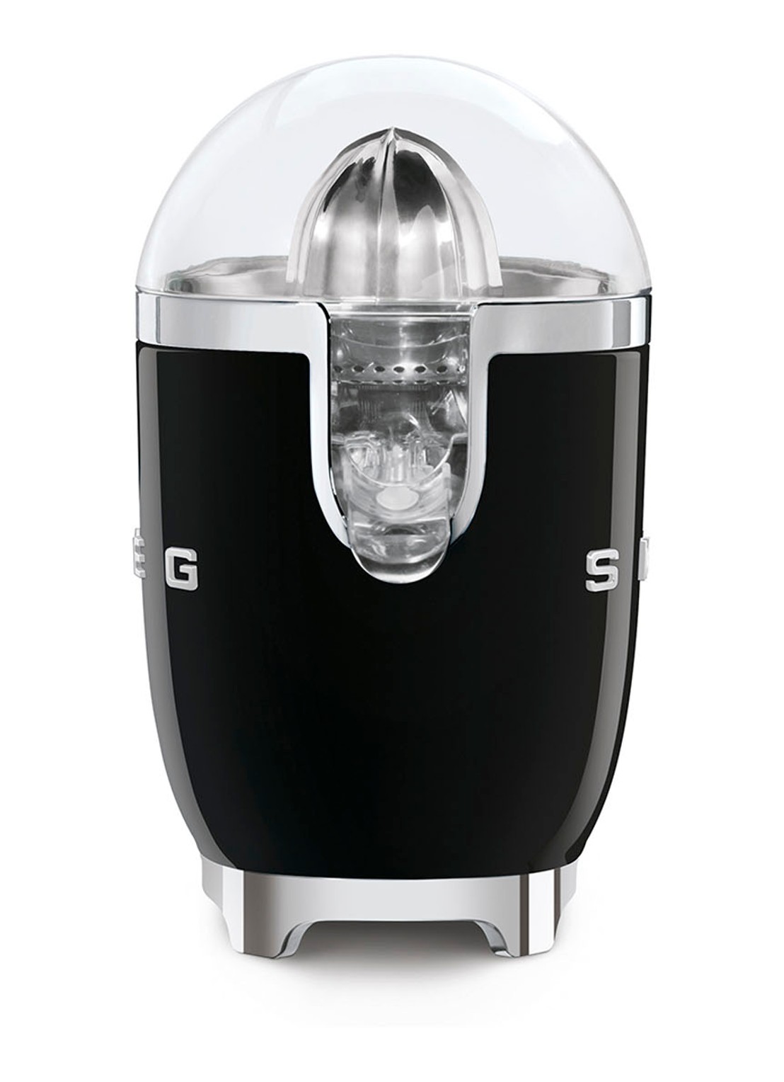 SMEG 50's Style citruspers CJF11BLEU - detail zwart