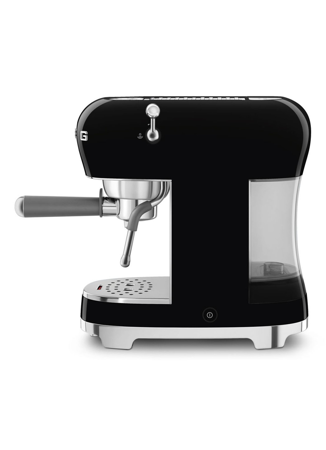 SMEG 50's Style espressomachine ECF02BLEU - detail 4 zwart
