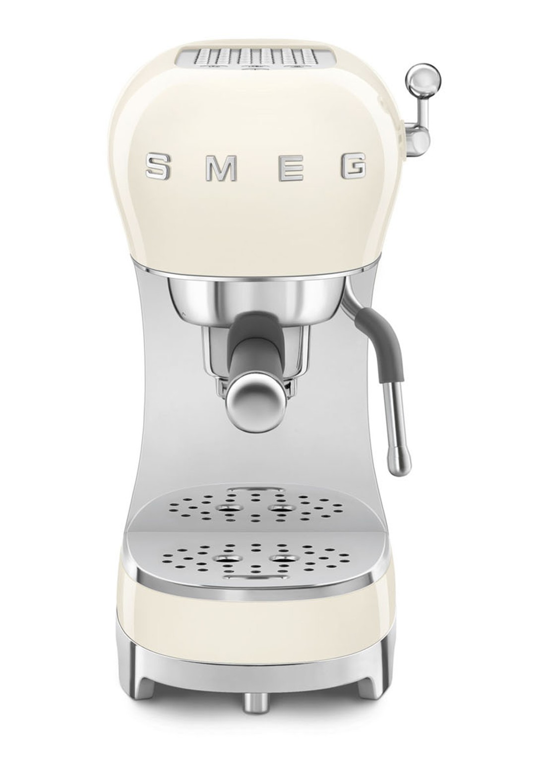 SMEG 50's Style espressomachine ECF02CREU - voorkant crème