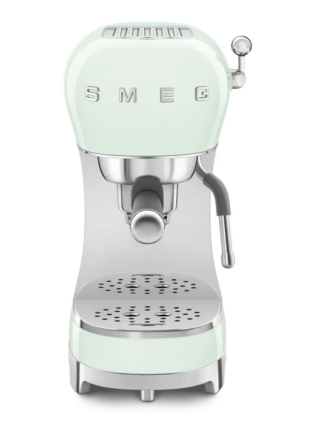 SMEG 50's Style espressomachine ECF02PGEU - voorkant watergroen