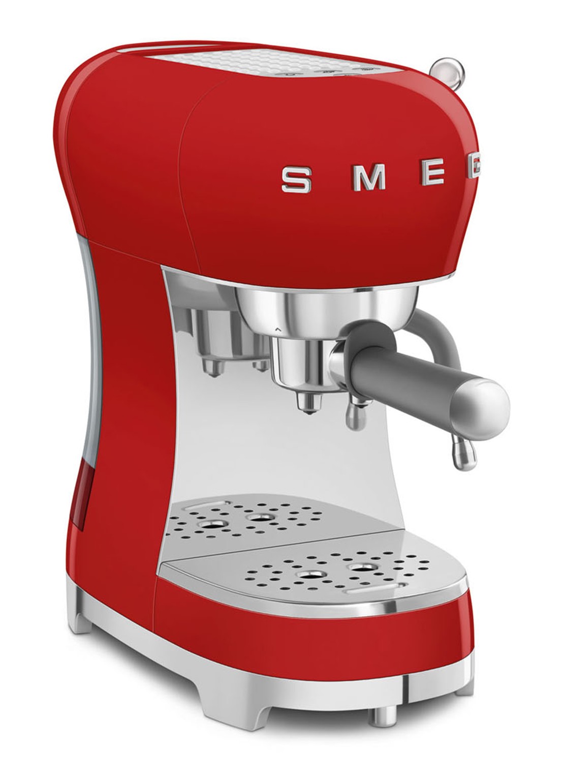 SMEG 50's Style espressomachine ECF02RDEU - achterkant rood