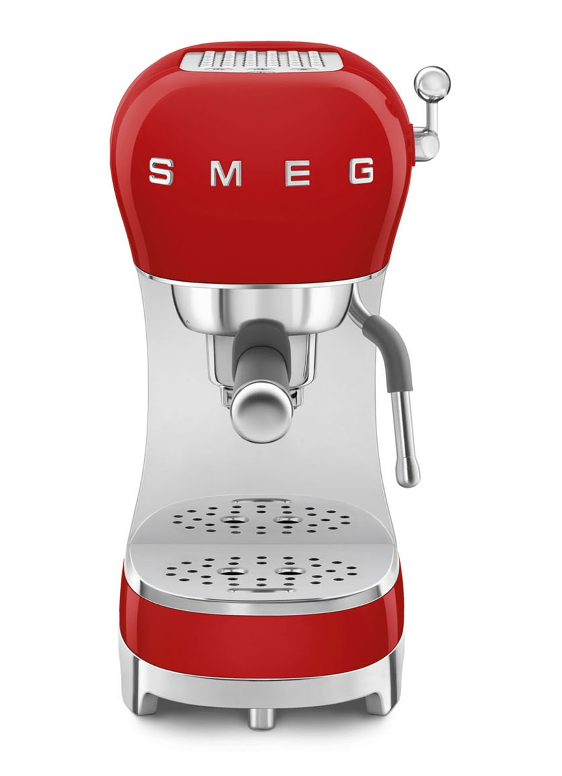 SMEG 50's Style espressomachine ECF02RDEU - voorkant 2 rood