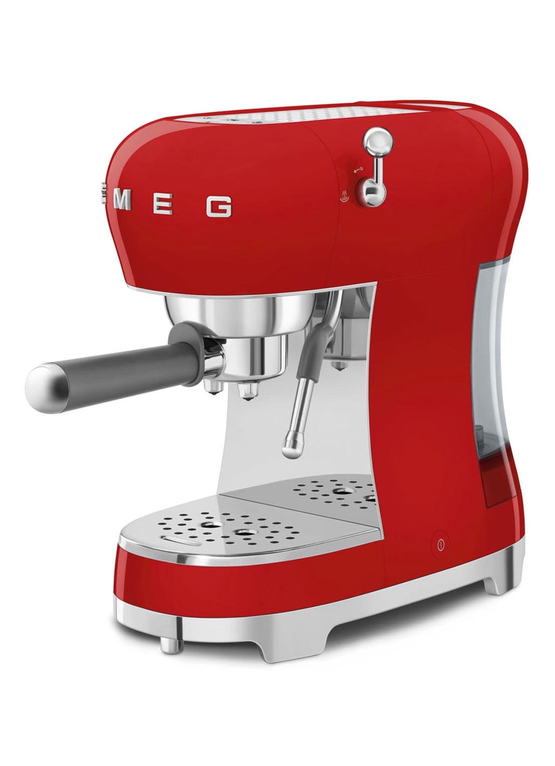 SMEG 50's Style espressomachine ECF02RDEU - voorkant 3 rood