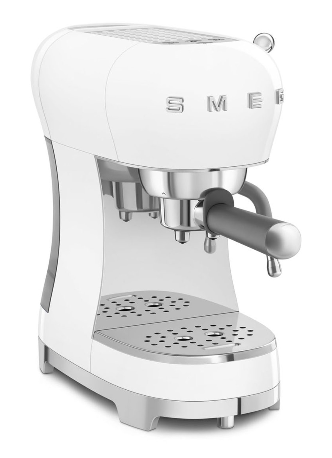 SMEG 50's Style espressomachine ECF02WHEU - achterkant 3 wit